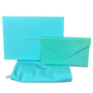 Tiffany & Co. Patent Leather Envelope Clutch - EUC